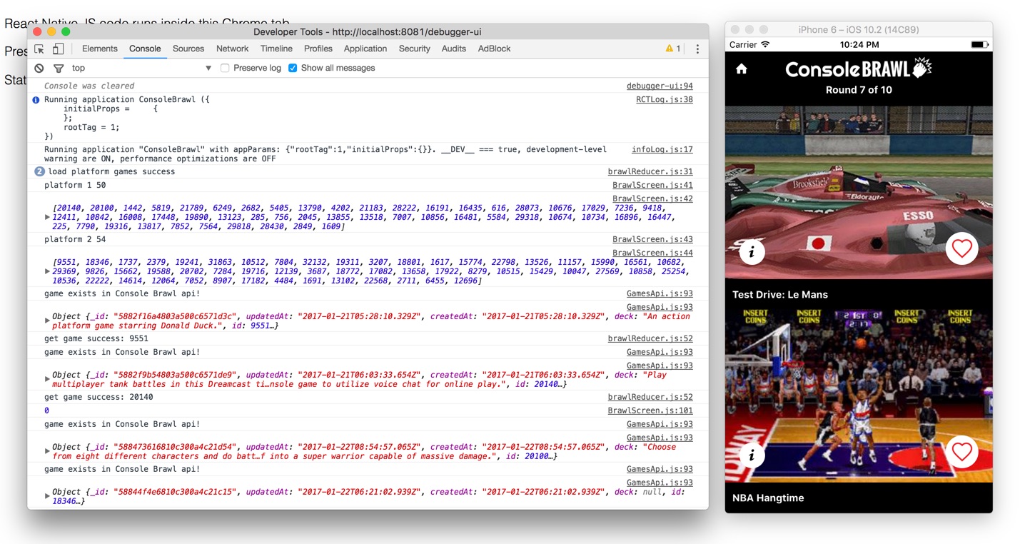 debugging with chrome dev tools